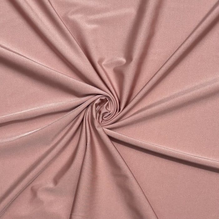 Tela Licra Power Destellante Rosa Gold 38