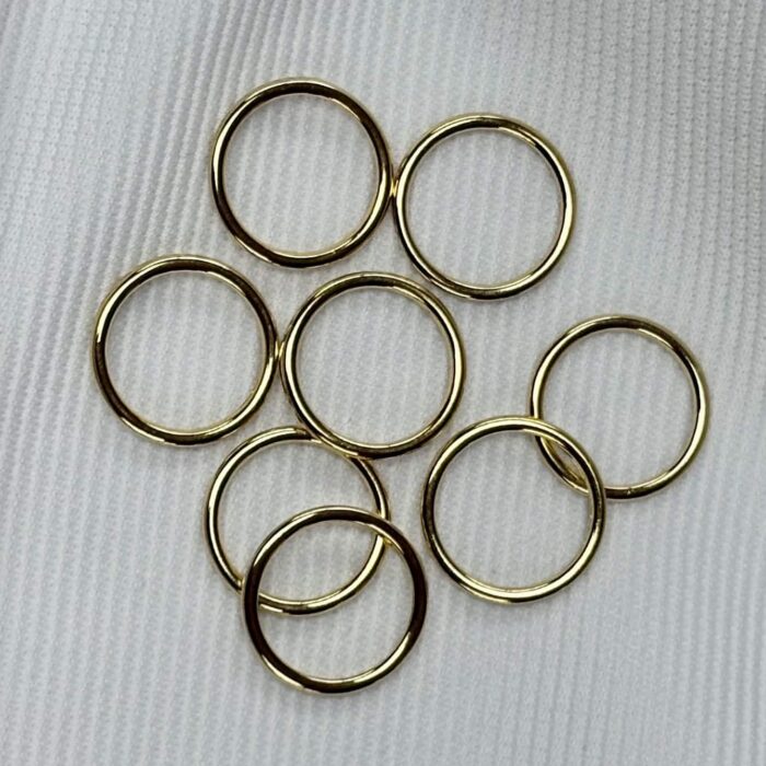 mini aro Zamak 2 cm (12 unidades)