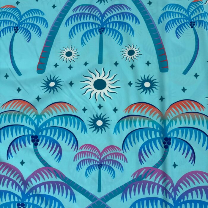 Tela licra power estampada palm