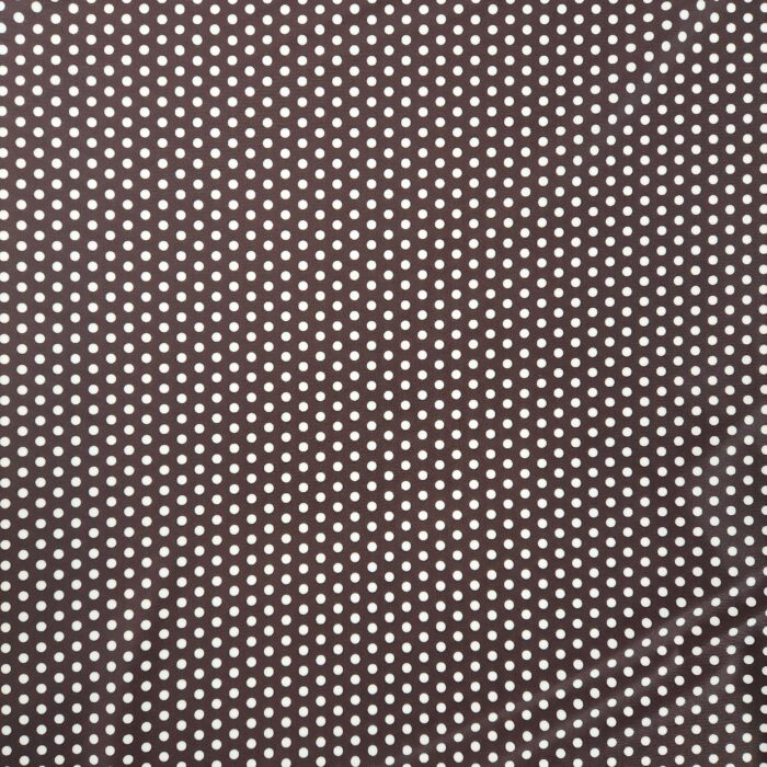 Licra Pacific Estampada lunar marron 0,5 cm