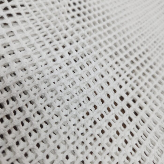Malla poliester con spandex blanca