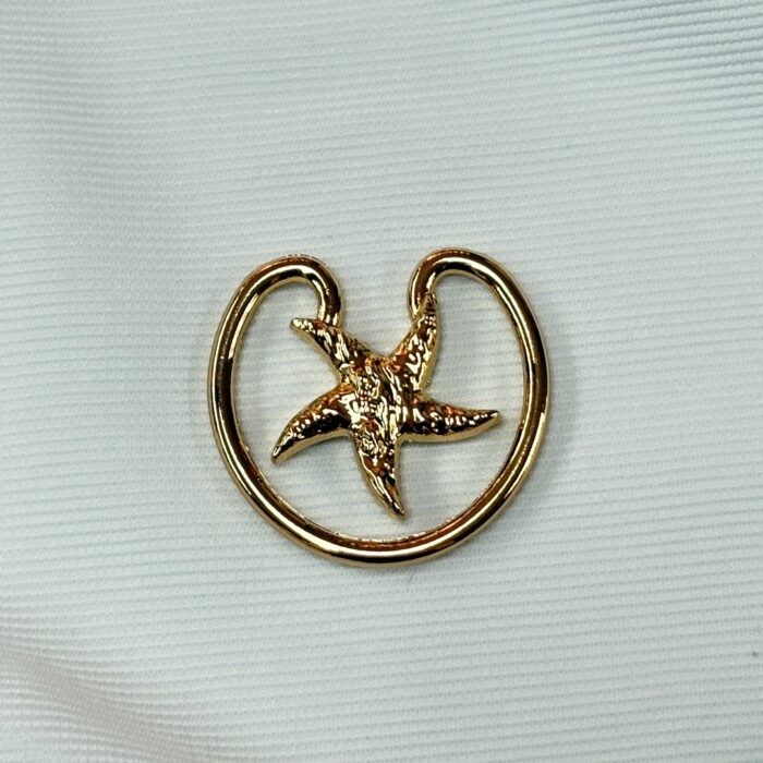 Accesorios Zamak  estrella redonda 4cm