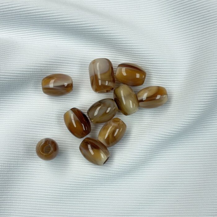 Accesorios cuentas acrílico 2 cm  (12 unidades)