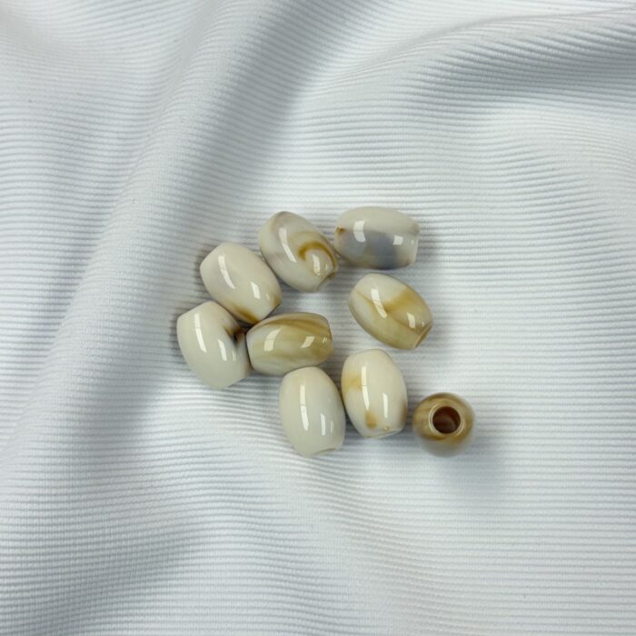 Accesorios cuentas acrílico 2 cm  (12 unidades)