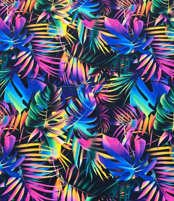 Licra pacific estampada tropical
