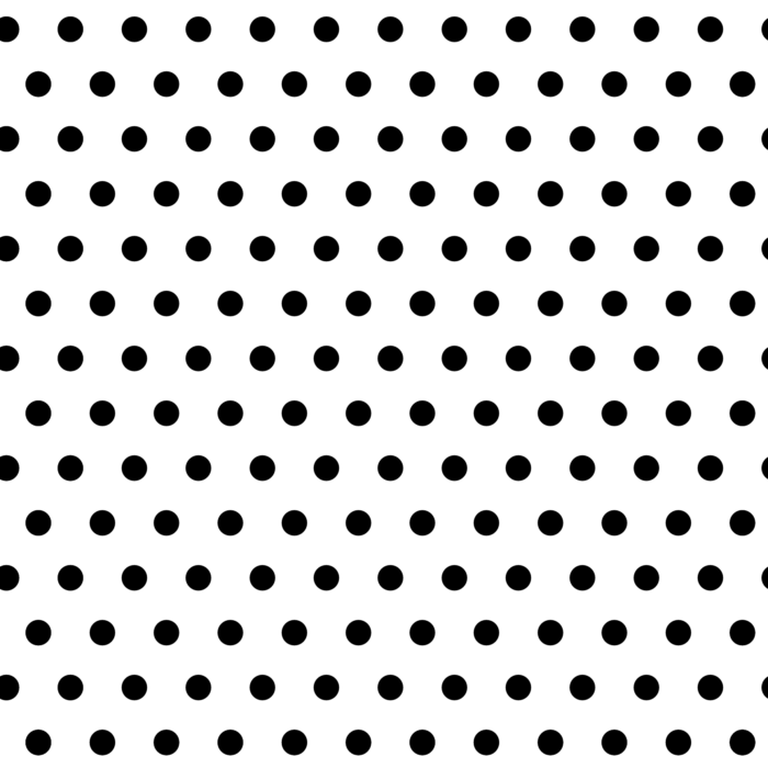 Licra Pacific Estampada lunar negro fondo blanco 1cm