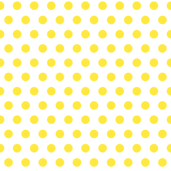 Licra Pacific Estampada lunar amarillo fondo blanco 1cm