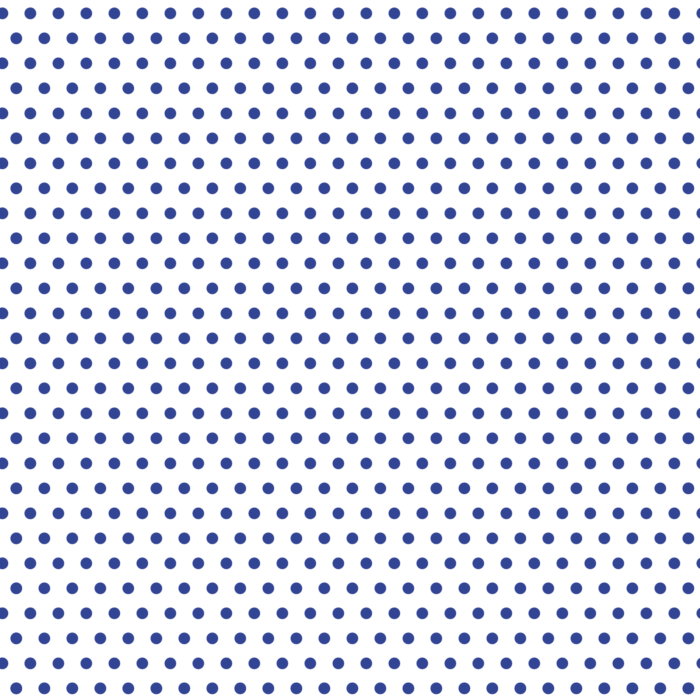Licra Pacific Estampada lunar azul fondo blanco 0.5 cm