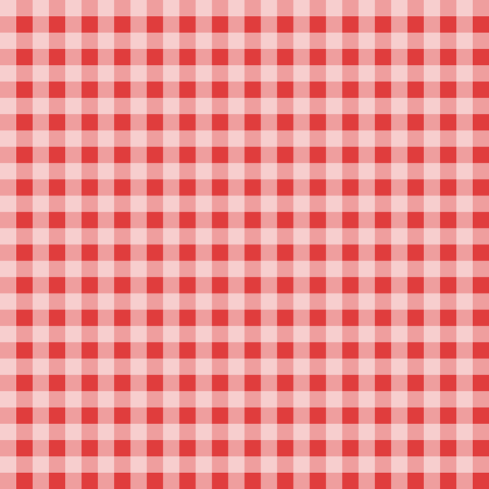 Licra pacific estampada vichy rojo horizontal