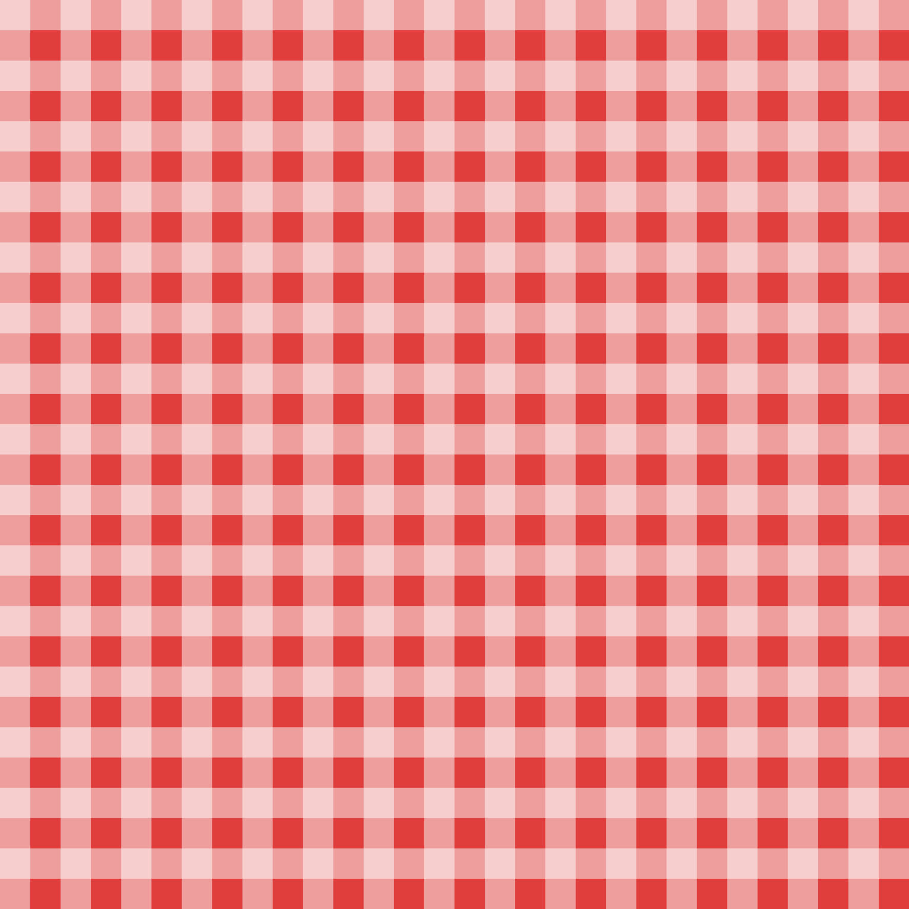 Licra pacific estampada vichy rojo horizontal