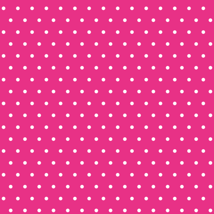 Licra pacific estampada lunares blanco fondo rosa 5mm