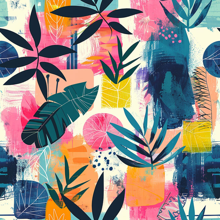 Licra pacific tropical geometric 10