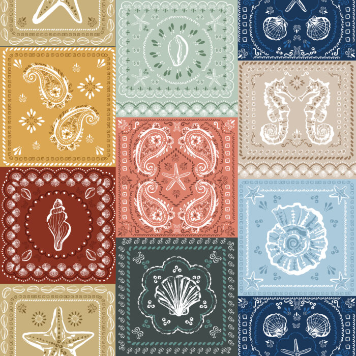 Licra pacific estampada Coastal Bohemian 14
