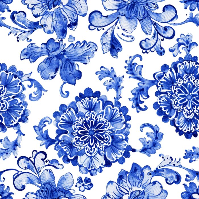 Licra pacific estampada chinoiserie floral 19