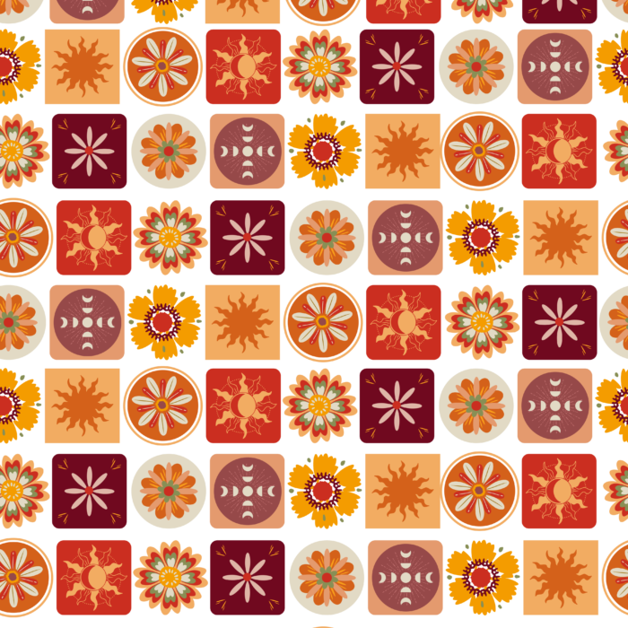 Licra pacific estampada  Bohemian sunset 4438