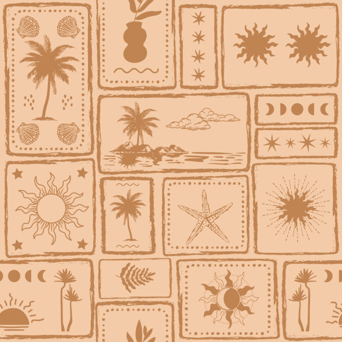 Licra pacific estampada  Bohemian sunset 4441