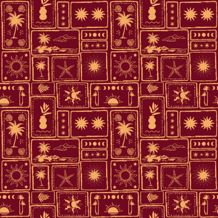Licra pacific estampada  Bohemian sunset 4442