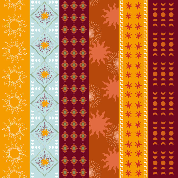 Licra pacific estampada  Bohemian sunset 4443