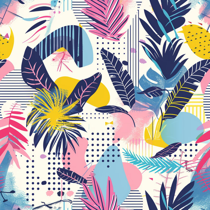 Licra pacific tropical geometric 07