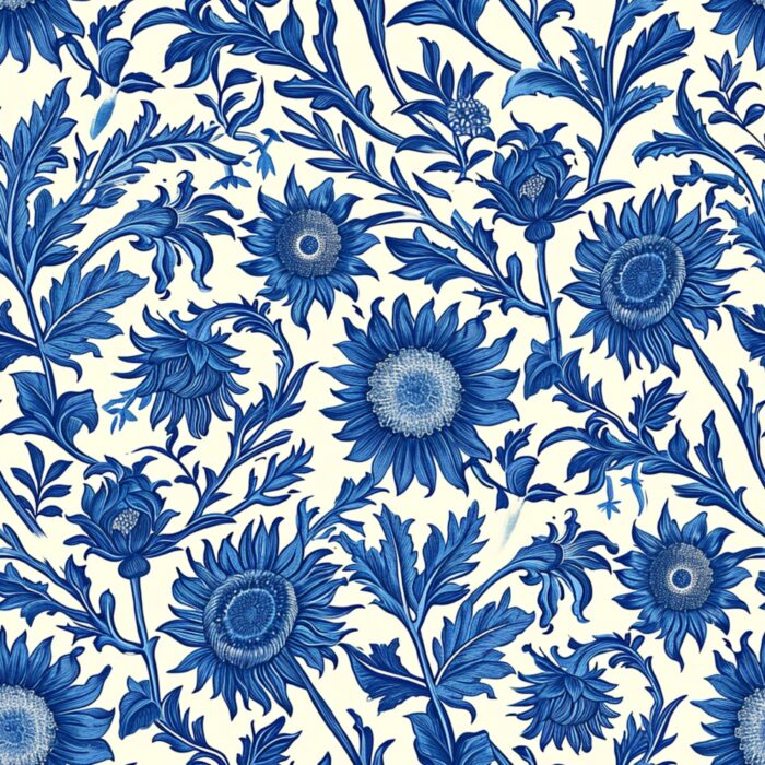 Licra pacific estampada chinoiserie floral 8