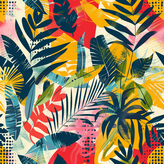 Licra pacific tropical geometric 08