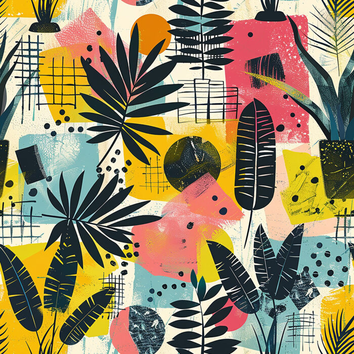 Licra pacific tropical geometric 09