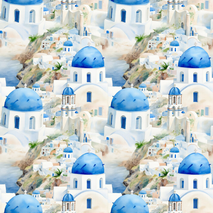 Licra pacific estampada  santorini 8