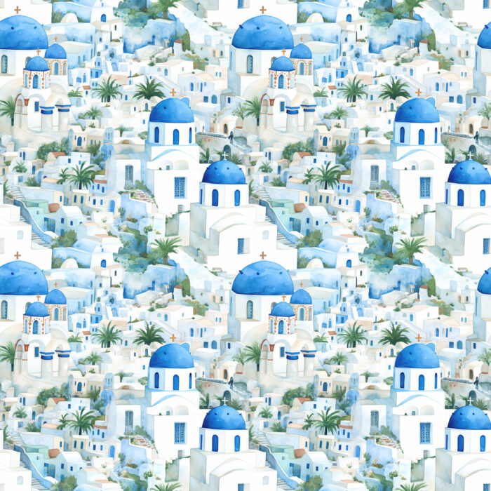 Licra pacific estampada  santorini 10