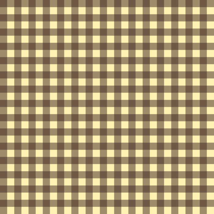 Licra pacific estampada vichy amarillo y marron horizontal