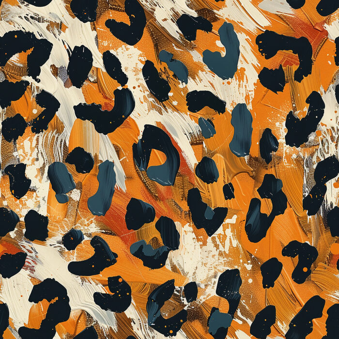 Licra pacific  abstract animal print 07