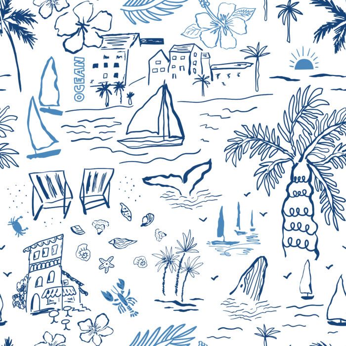 Licra pacific blue summer 01