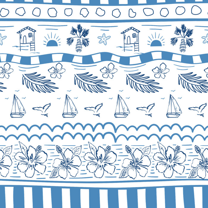 Licra pacific blue summer 12