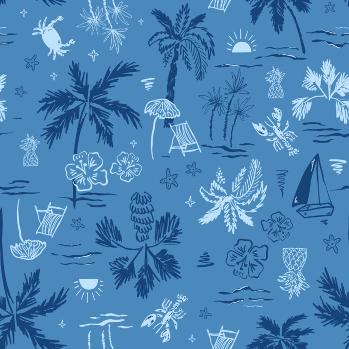 Licra pacific blue summer 20