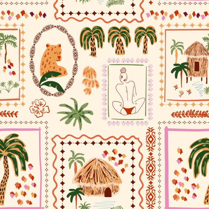 Licra pacific bold tropical 18