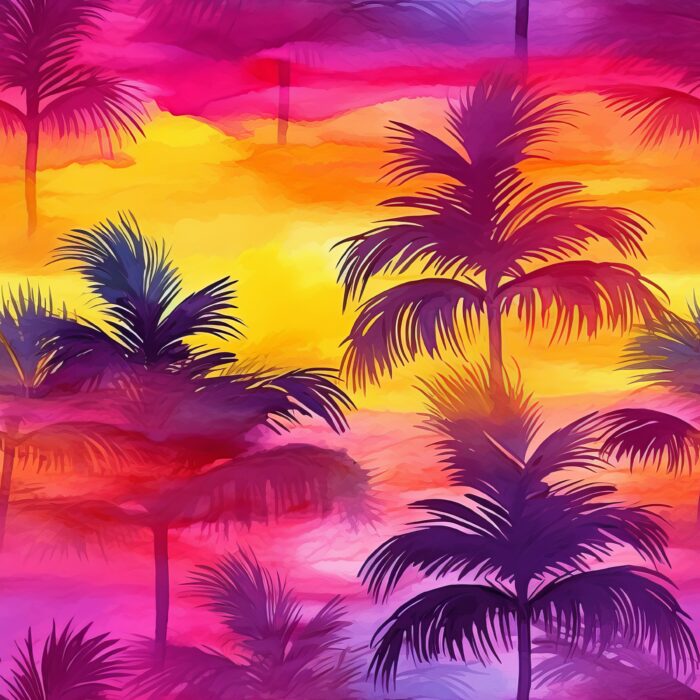 Licra pacific tropical sunset 02