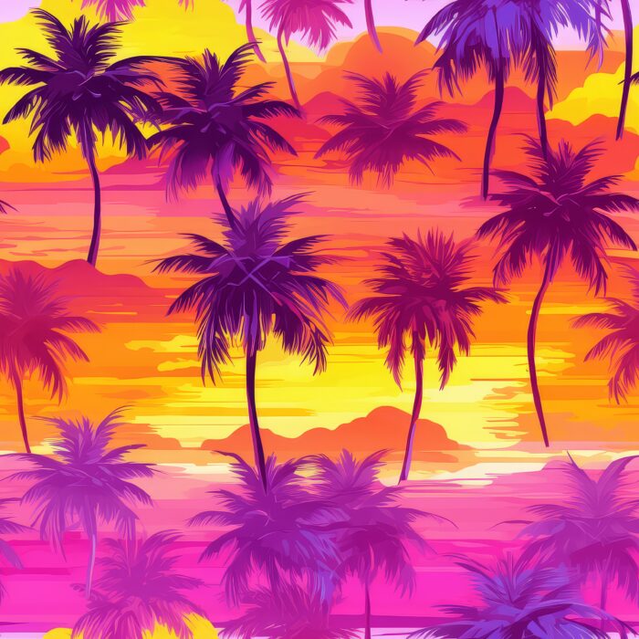 Licra pacific tropical sunset 06