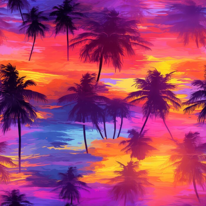 Licra pacific tropical sunset 09